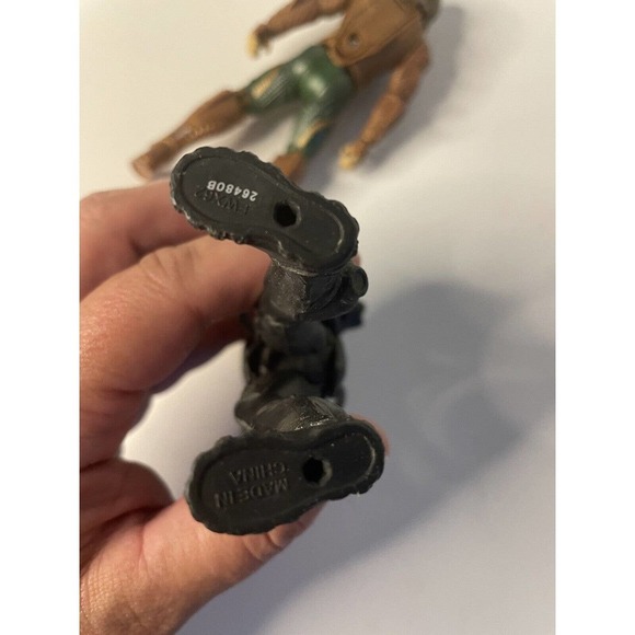 DC LOT AQUAMAN 6" TALKING HEROES JUSTICE LEAGUE + Black Manta Action Figures - Picture 6 of 8